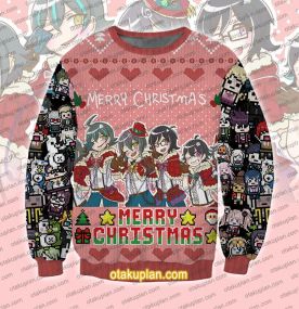 Danganronpa All Characters Ugly Christmas Sweatshirt