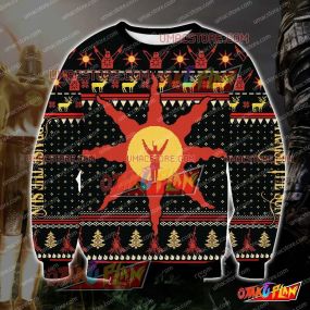 Dark Souls 2111 3D Print Ugly Christmas Sweatshirt