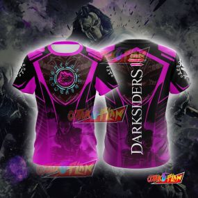 Darksiders III Purple Cosplay T-shirt