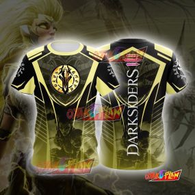 Darksiders III Yellow Cosplay T-shirt