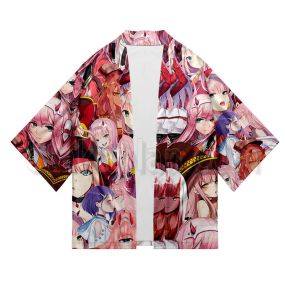 Darling In The Franxx Kimono Multi Character 3D Japanese Fashion Summer Anime Kimono