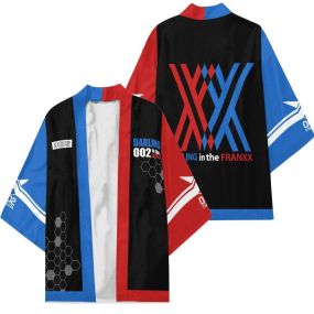 Darling In The Franxx Zero Two Black Kimono Custom Uniform Anime Clothes Cosplay Jacket