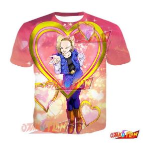 Dragon Ball Beloved Girl Fighter Android 18 T-Shirt