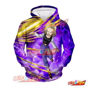 Dragon Ball Ferocious Counterattack Android 18 Hoodie