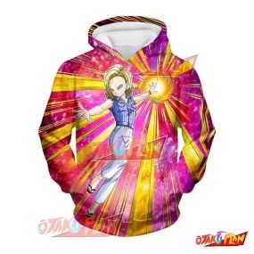 Dragon Ball Inexhaustible Fighting Power Android 18 Hoodie