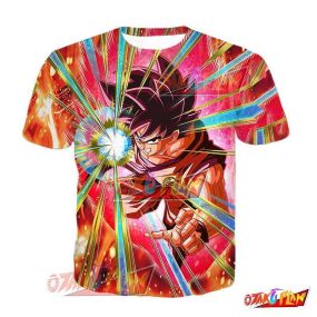 Dragon Ball The Trump Card Goku (Kaioken) T-Shirt