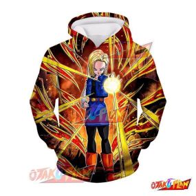 Dragon Ball Willful Destruction Android 18 (Future) Hoodie