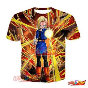 Dragon Ball Willful Destruction Android 18 (Future) T-Shirt