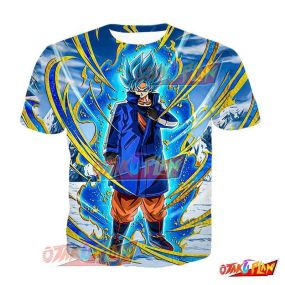 Dragon Ball Becoming a Furious God Super Saiyan God SS Goku T-Shirt