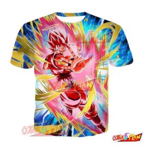 Dragon Ball Burning to the Last Super Saiyan Goku (Angel) (Super Kaioken) T-Shirt