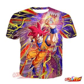 Dragon Ball Divine Power Within Super Saiyan God Goku T-Shirt