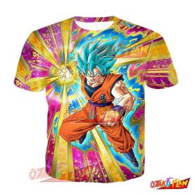 Dragon Ball Drive to Win Super Saiyan God SS Goku T-Shirt