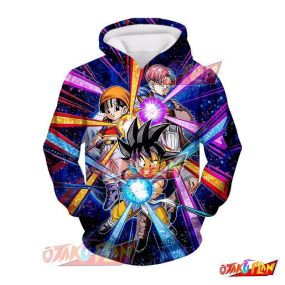 Dragon Ball Epic Clashes on Unknown Planets Goku (GT) & Pan (GT) & Trunks (GT) Hoodie