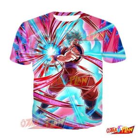 Dragon Ball Final Super Power Super Saiyan God SS Goku (Kaioken) T-Shirt
