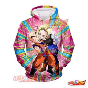 Dragon Ball Shocking Contact Android 18 Hoodie
