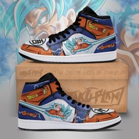 DBS Goku Blue Dragon Ball Anime Sneakers Shoes