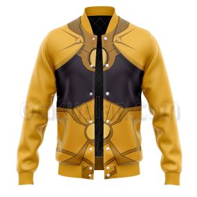 Dc Doctor Fate Yellow Cosplay Varsity Jacket