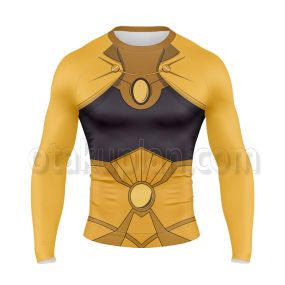 Dc Doctor Fate Yellow Long Sleeve Compression Shirt