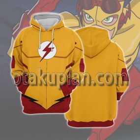 DC Young Justice The Flash Wally West Cosplay Hoodie