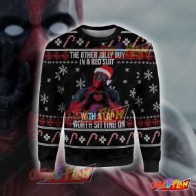 Dead Man 3D Print Ugly Christmas Sweatshirt