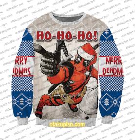 Dead Man Christmas 3D Print Ugly Christmas Sweatshirt
