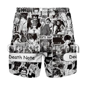 Death Note L Ryuk Night God Moon Gym Shorts