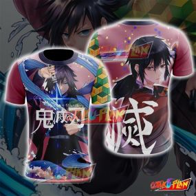 Anime Kimetsu No Yaiba Giyuu Tomioka T-Shirt