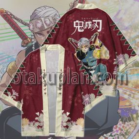 Anime Kimetsu no Yaiba Nezuko Tengen Uzui Kimono Anime Cosplay Jacket