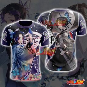 Anime Kimetsu No Yaiba Shinobu Kochou T-shirt