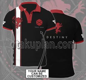 Destiny 2 Titan Custom Name Polo Shirt