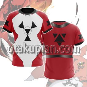 Digimon Digital Monster Guilmon Cosplay T-Shirt