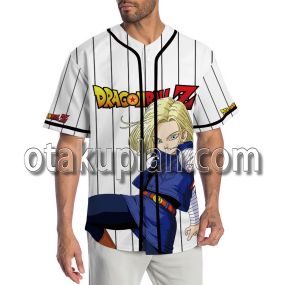 Dragon Ball Android 18 RR LOGO Shirt Jersey