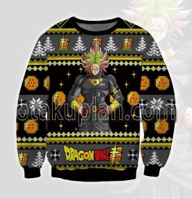 Dragon Ball Fusions Karoly Black 3D Printed Ugly Christmas Sweatshirt