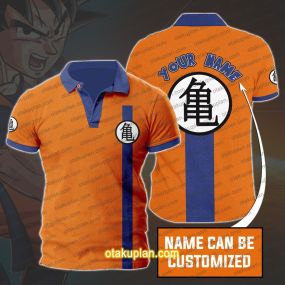 Dragon Ball Goku Custom Name Polo Shirt