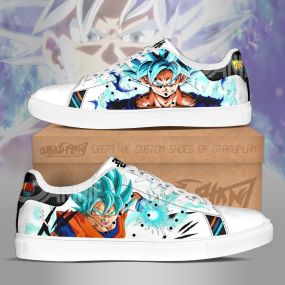 Dragon Ball Skate Goku Super Saiyan Blue Anime Sneakers Shoes