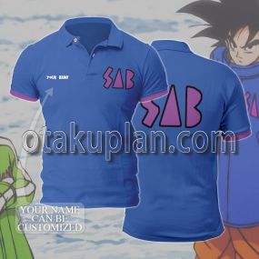 Dragon Ball Super Broly SAB Goku Custom Name Polo Shirt