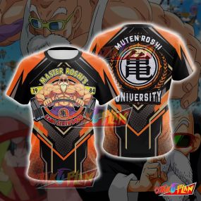 Dragon Ball Master Roshi Orange Cosplay T-shirt 