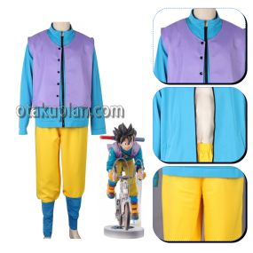 Dragon Ball Son Goku Bike Uniform Cosplay Costume