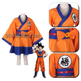 Dragon Ball Son Goku Lolita Japanese Style Dress Cosplay Costume