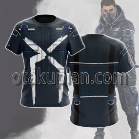 Dying Light 2 Stay Human Aiden Navy Blue Cosplay T-shirt