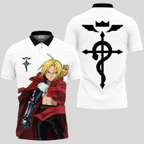 Edward Elric Fullmetal Alchemist Anime Polo Shirts