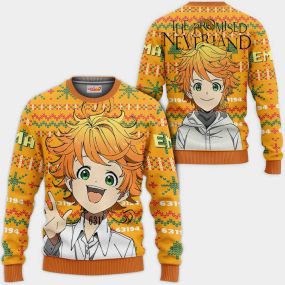 Emma Ugly Christmas Sweater The Promised Neverland Hoodie Shirt