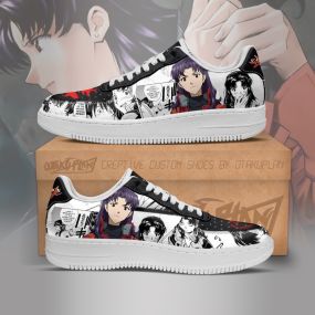 Evangelion Misato Katsuragi Neon Genesis Evangelion Anime Sneakers Shoes