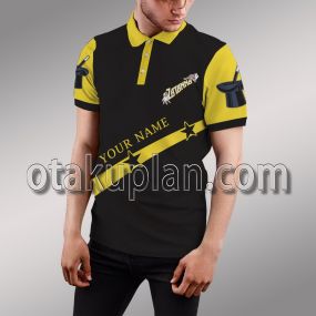 Everyday Magic Zatanna Black And Yellow Custom Name Polo Shirt