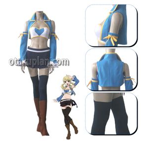 Anime After Seven Years Lucy Heartfilia Cosplay Costume