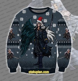 Final Fantasy Sephiroth 3D Printed Ugly Christmas Sweatshirt
