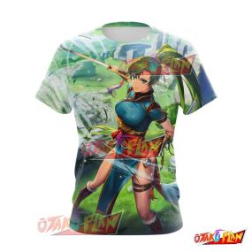 Anime Awakening Master Swordsman Lyn Action T-Shirt FE224