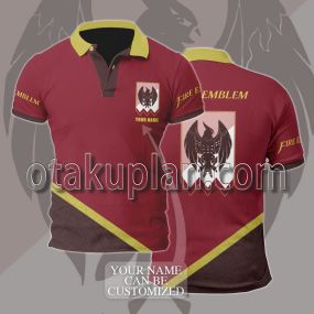 Fire Emblem Black Eagle Custom Name Polo Shirt