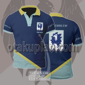 Fire Emblem Blue Lions Custom Name Polo Shirt