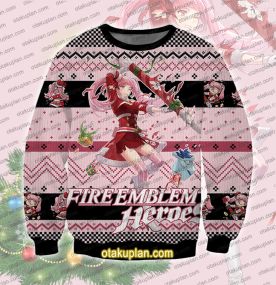 Fire Emblem Heroes Winter Hilda 3D Printed Ugly Christmas Sweatshirt